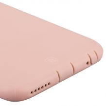 Луксозен силиконов гръб / калъф / TPU Baseus Misu Case за Apple iPhone 6 4.7" - розов