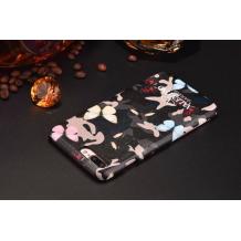 Луксозен гръб Valentino за Apple iPhone 7 / iPhone 8 - пеперуди / камуфлаж