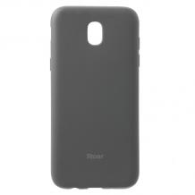 Луксозен силиконов калъф / гръб / TPU Roar All Day за Samsung Galaxy J7 2017 J730 - сив