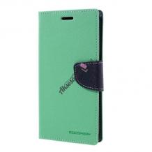 Луксозен кожен калъф Flip тефтер със стойка MERCURY Fancy Diary за HTC Desire 626 - резида
