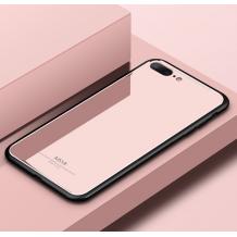 Луксозен стъклен твърд гръб за Apple iPhone 7 Plus / iPhone 8 Plus - розов