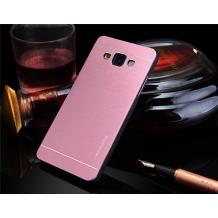 Луксозен твърд гръб MOTOMO за Samsung Galaxy J3 - розов