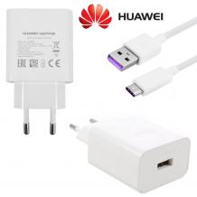 Оригинално зарядно устройство Super Charge Type-C 220V за Huawei P30 Pro