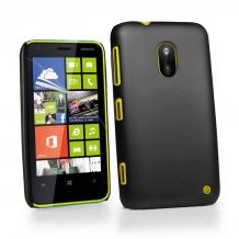 Заден предпазен твърд гръб /капак/ за Nokia Lumia 620 - черен