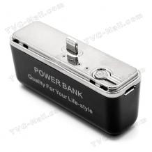 Външна батерия Power Bank за Apple iPhone 5 / 5S, iPad mini - 2600mAh / черен