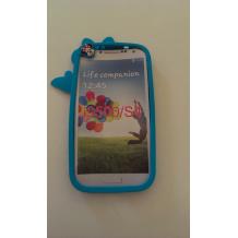 Силиконов калъф / гръб / ТПУ 3D за Samsung Galaxy S4 i9500 / Samsung S4 i9505 - Minnie mouse син