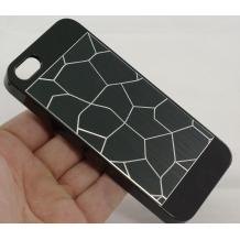 Луксозен заден предпазен капак Apple iPhone 5 - черен / сив