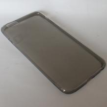 Ултра тънък силиконов калъф / гръб / TPU Ultra Thin за Apple iPhone 6 4.7" - черен / прозрачен