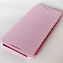 Kожен калъф Flip Cover за HTC Desire 610 - розов
