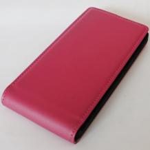 Кожен калъф Flip тефтер за Sony Xperia L S36h – розов