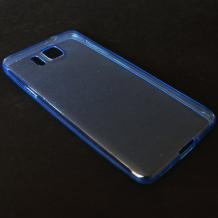Ултра тънък силиконов калъф / гръб / TPU Ultra Thin за Samsung Galaxy Alpha G850 - син / прозрачен