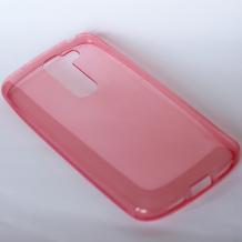 Ултра тънък силиконов калъф / гръб / TPU Ultra Thin за LG G2 Mini D620 - червен