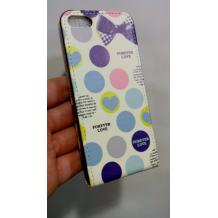 Кожен калъф Flip тефтер за Apple iPhone 5 / 5S - Forever Love