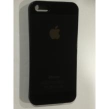 Заден предпазен капак със силикон за Apple iPhone 5 - черен