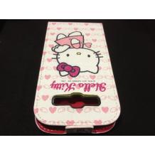 Кожен калъф Hello Kitty Flip за Samsung Galaxy S3 S III SIII i9300
