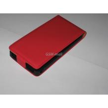 Кожен калъф Flip тефтер за Sony Xperia SP - червен