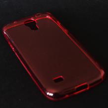 Ултра тънък силиконов калъф / гръб / TPU Ultra Thin за Samsung Galaxy S4 Mini I9190 / I9192 / I9195 - червен