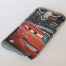 Заден предпазен твърд гръб / капак / за Samsung Galaxy S4 mini i9190 / i9192 / i9195 - Makuin / Cars
