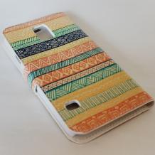 Кожен калъф Flip тефтер за Samsung Galaxy S5 G900 - цветен