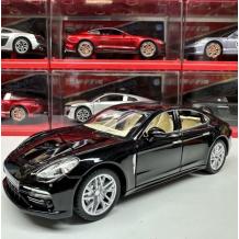 Метална кола с отварящи се врати капаци светлини и звуци Porsche Panamera 1:24