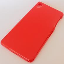 Силиконов гръб / калъф / TPU за Sony Xperia Z2 - червен / мат
