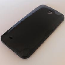 Силиконов калъф / гръб / TPU за HTC Desire 300 - черен / гланц