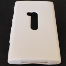 Силиконов калъф / гръб / TPU за Nokia Lumia 920 - бял / гланц