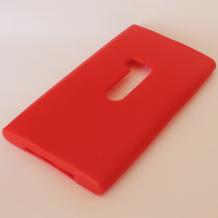 Силиконов калъф / гръб / TPU за Nokia Lumia 920 - червен / гланц