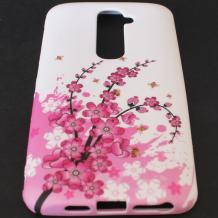 Силиконов калъф / гръб / TPU за LG Optimus G2 D802 - Peach Blossom