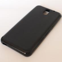 Силиконов калъф / гръб / TPU за HTC Desire 610 - черен / мат