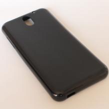 Силиконов калъф / гръб / TPU за HTC Desire 610 - черен / мат