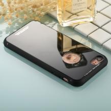 Луксозен твърд гръб за Apple iPhone 7 / iPhone 8 - черен / гланц