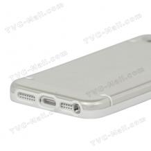 Силиконов калъф с твърд гръб за Apple iPhone 5 - светещ с бял кант