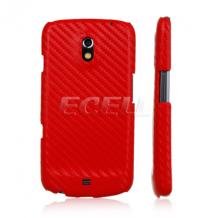 Заден предпазен капак Carbon за Samsung i9250 Galaxy Nexus - червен
