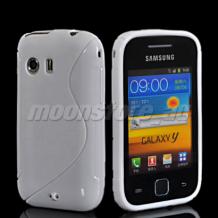 Силиконов гръб ТПУ за Samsung Galaxy Y S5360 бял