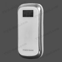 Външна батерия Power Bank  за iPhone iPad iPod Samsung Nokia HTC - 7800mAh / бяла
