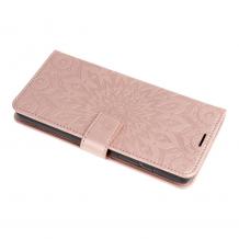 Кожен калъф Mezzo Book със стойка за Samsung Galaxy Xcover 4 / 4S – Rose Gold