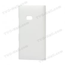 Заден предпазен твърд гръб / капак / за Nokia Lumia 900 - бял / матиран