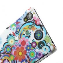Луксозен предпазен твърд гръб / капак / за Sony Xperia Z1 L39h - Colorful Pattern / Цветен