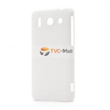 Заден предпазен твърд гръб / капак / за Huawei Ascend G510 U8951 - матиран бял