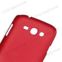 Заден предпазен капак за Samsung Galaxy Grand I9080 / I9082 - червен с пеперуда