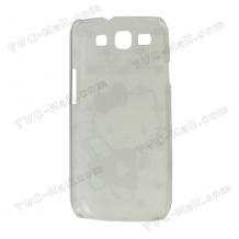Заден предпазен капак / твърд гръб / за Samsung I9300 GALAXY S3 S III SIII - бял / Hello Kitty