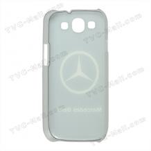 Луксозен заден твърд гръб за Samsung Galaxy S3 S III SIII I9300 - Mercedes Benz / черен