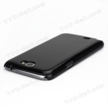 Заден предпазен твърд гръб / капак / SGP за Samsung Galaxy Note 2 N7100 / Note II N7100 - черен