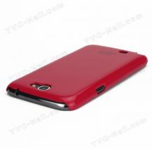 Заден предпазен твърд гръб / капак / SGP за Samsung Galaxy Note 2 N7100 / Note II N7100 - червен