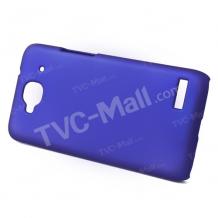 Заден предпазен твърд гръб / капак / за Alcatel One Touch Idol Mini OT 6012 - тъмно син / матиран