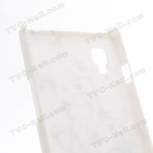 Заден предпазен твърд гръб за LG Optimus L9 P760 P765 P768 / LG L9 - Floral с камъни
