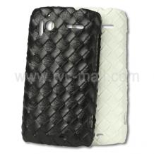 Заден предпазен капак - твърд за HTC Sensation / XE - woven skin