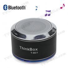 Мини тонколонка ThinkBox Bluetooth T-B01 - черна