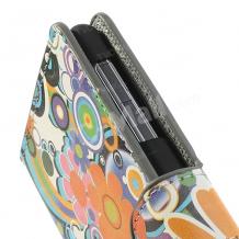 Кожен калъф Flip тефтер със стойка за Sony Xperia Z1 L39h - цветен